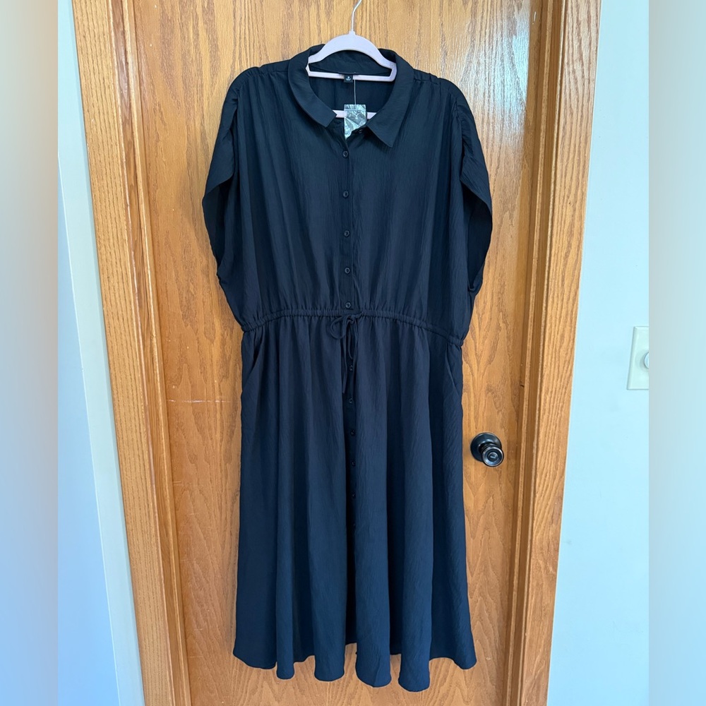 NWT Torrid size 3 Black Collared Vacation Dress